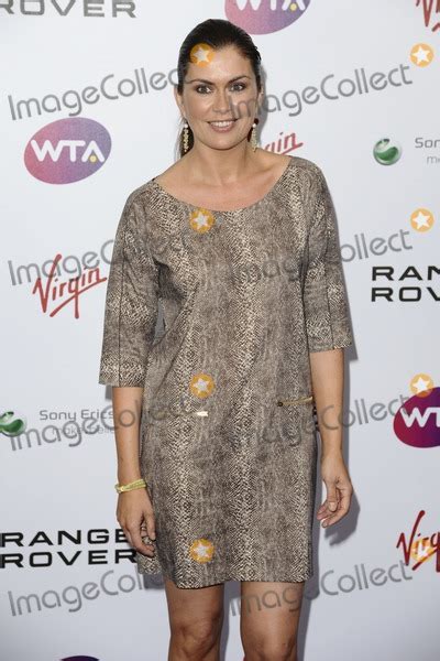 Photos And Pictures Amanda Lamb Arriving For The Pre Wimbledon Party Kensington Roof Gardens
