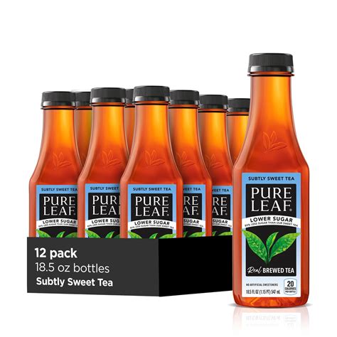 Pure Leaf Subtly Sweet Tea 185 Oz 12 Pack