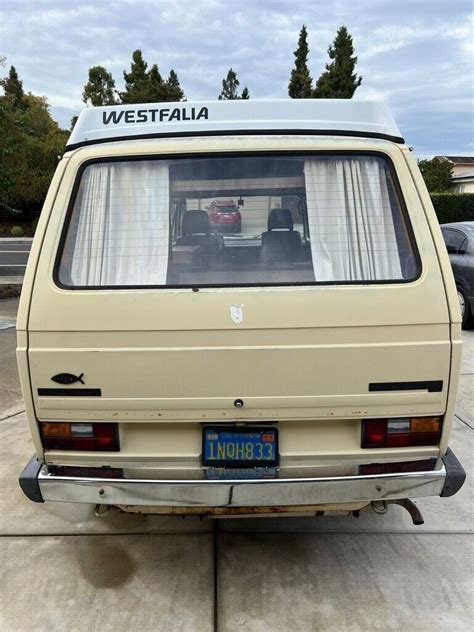 Volkswagen Vanagon Westfalia Camper For Sale