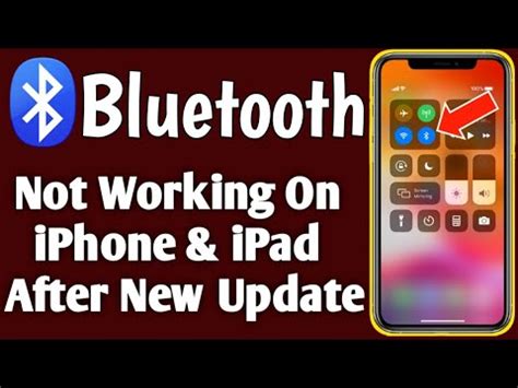 How To Fix Bluetooth Not Working On Iphone Ipad After New Update