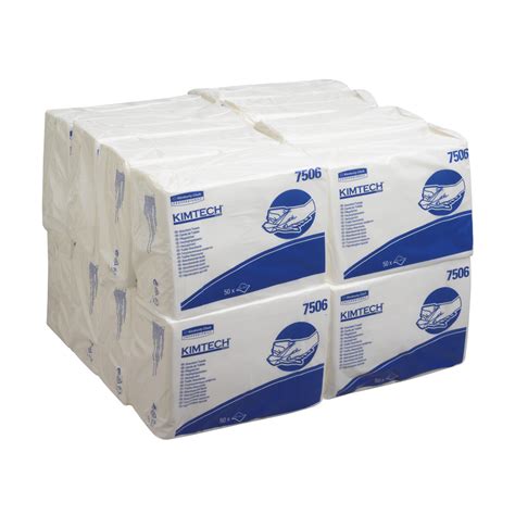 Kimtech® Absorbent Z Fold Towels 7506 50 White Sheets Per Bag Case