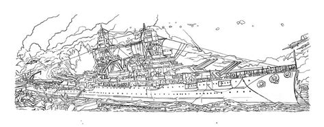 USS Arizona Drawing By Stephen Carcello Fine Art America