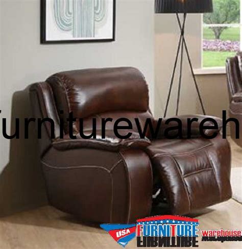 Westminster Genuine Leather Power Reclining Sofa With Power Headrest