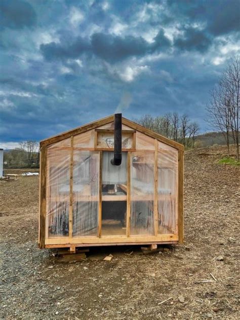 An Amish Greenhouse Is Born It Took A Few Hours To Build Bedlam Farm