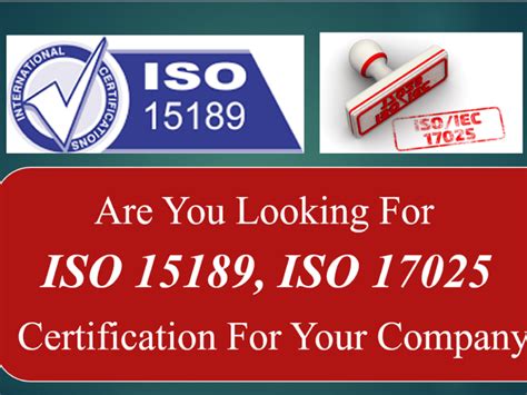Iso 15189 And Iso 17025 Certification Upwork