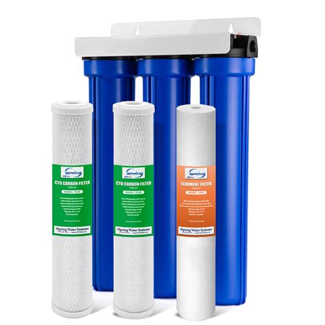 Ispring Wcb32o 3 Stage Whole House Water Filtration System W 20 X 25