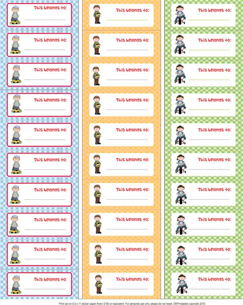 Free Printable Student Name Tags The Template Can Also Be Free