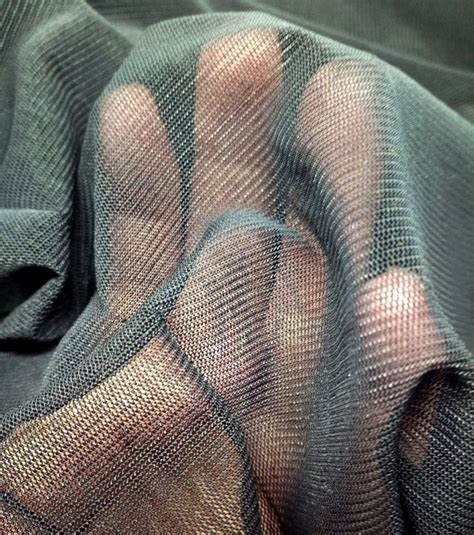 spandex mesh nylon 4 way stretchy fabric soft black lining diy stage stockings underwear mesh