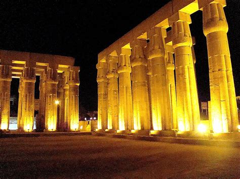 Luxor Temple At Night 8 Richard White Flickr