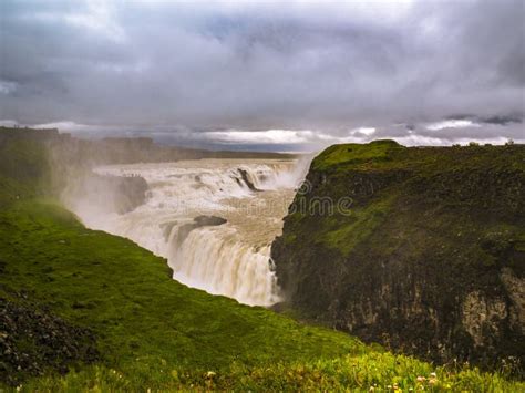 Beautiful Dettifoss Waterfall In Iceland Stock Photo Image Of Nature