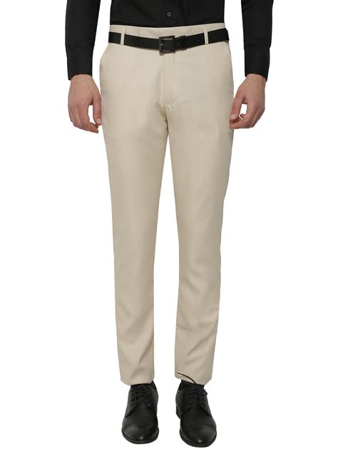 Buy Gwalior Beige Slim Fit Formal Trouser For Mens Online ₹499 From Shopclues