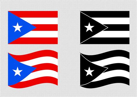 Puerto Rico Flag Svg Vector Clip Art Cut Files For Cricut Etsy México