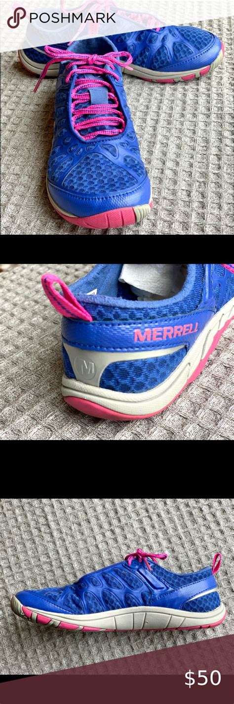 Merrell Crush Glove Barefoot Training Shoes Training Shoes Purplish Blue Merrell
