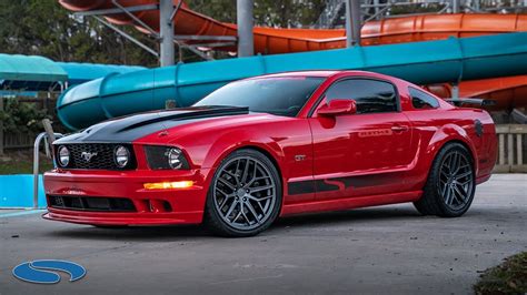 Mustang Gt On 20x1011 Steeda Trident Wheels S197 And S550 Youtube