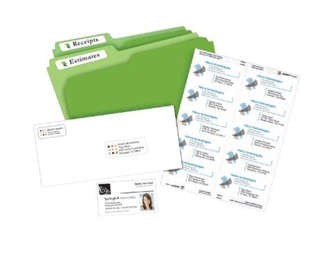 Avery File Folder Labels For Laser And Inkjet Printers 06 X 343