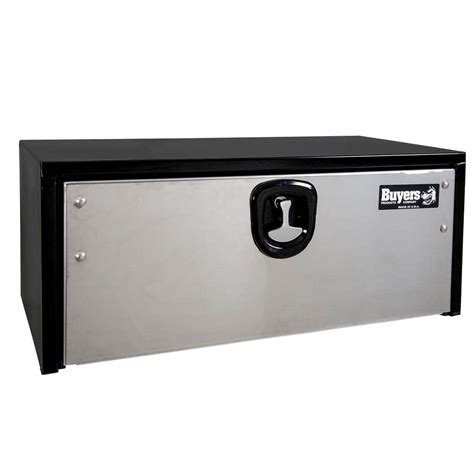 Buyers Products 1704705 Black Steel Underbody Truck Box With Stainless