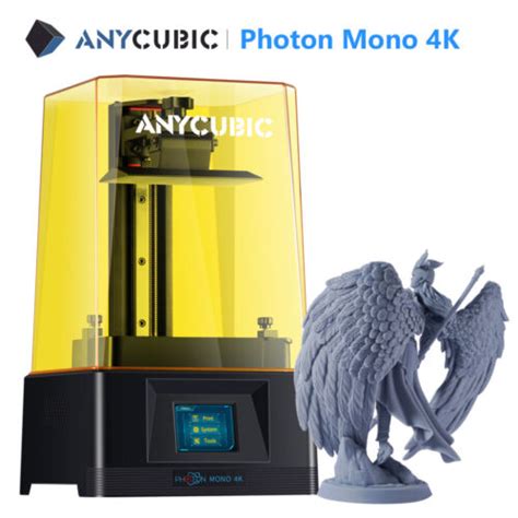 Anycubic Photon Mono 4k Resin 3d Printer Slalcd High Precision Uv Fast