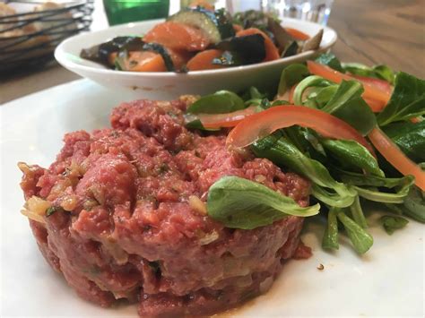 Savez vous cuisiner la recette du tartare de bœuf Bar Brasserie l Atelier