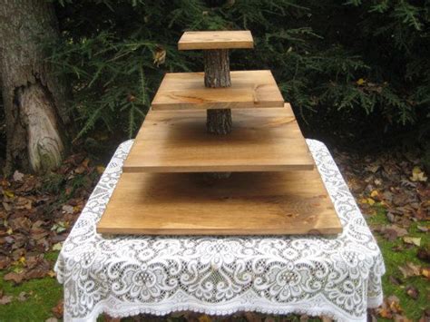 Rustic Cupcake Stand Log Cupcake Stand Tree By Yourdivineaffair Tree