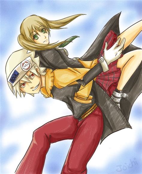 Soul And Maka For Bbear27 By Joichiroll On Deviantart Soul And Maka