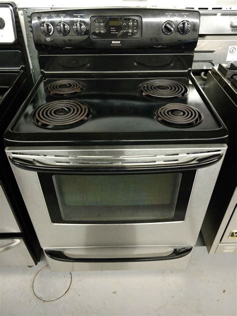Before you touch any part of your electric stove, think back to the last time you used it. Electric coil stove - Maryland Used Appliances