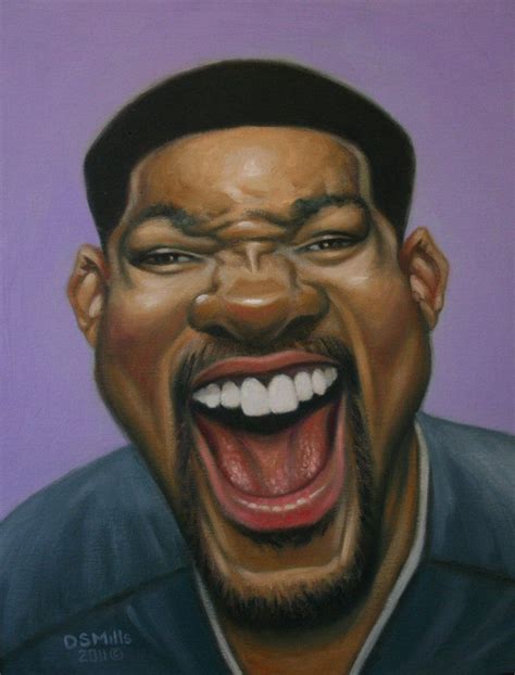 Will Smith Oil On A 14x18 Canvas Board By Dan Mills Caricature