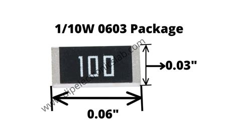 Smd Resistor Package Details Power Rating Size Dimension And Value