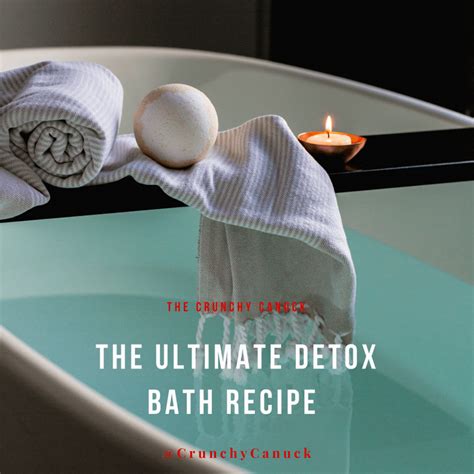 The Ultimate Detox Bath Recipe Detox Bath Recipe Bath Recipes Ultimate Detox