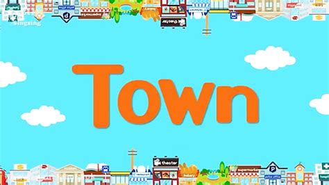 Kids Vocabulary Town Village Introduction Of My Town