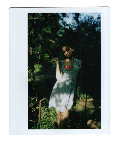 Instax Wide Polaroid Photo Of Nude Russian Woman In The Nature Etsy