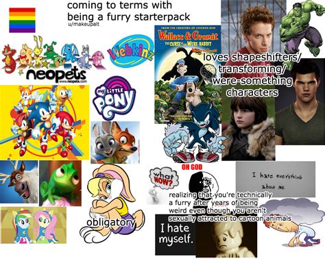 Coming To Terms With Being A Furry Starterpack Rstarterpacks