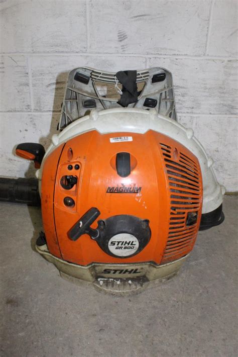 Have a 4 year old stihl backpack blower, model #?. Stihl Backpack Blower | Property Room