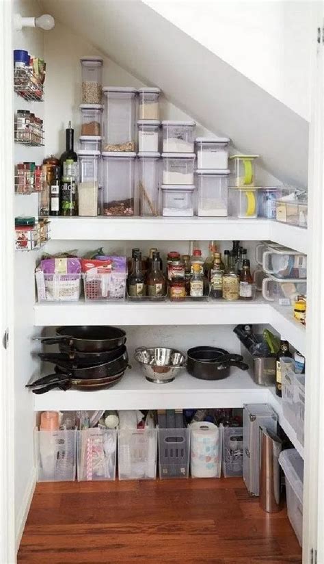 A complete selection of kitchens & pantry cupboards of hybrid kitchen. Kitchen storage ideas to save your space 00079 | Stairs in kitchen, Under stairs cupboard ...