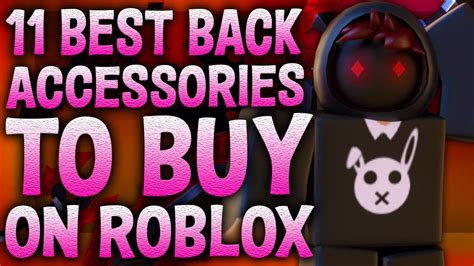 11 Best Back Accessories To Buy On Roblox Youtube