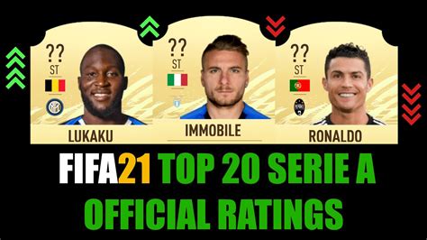 It's not a massive improvement on his base 87 rated card but the increases are in all the right places. FIFA 21 | OFFICIAL TOP 20 SERIE A RATINGS | W/RONALDO ...