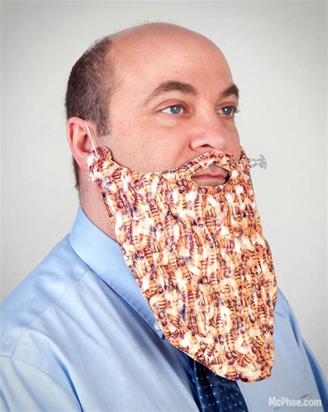 Inflatable Beard Of Bees The Bee Beard That Wont Sting You Beard Beard Humor Bee
