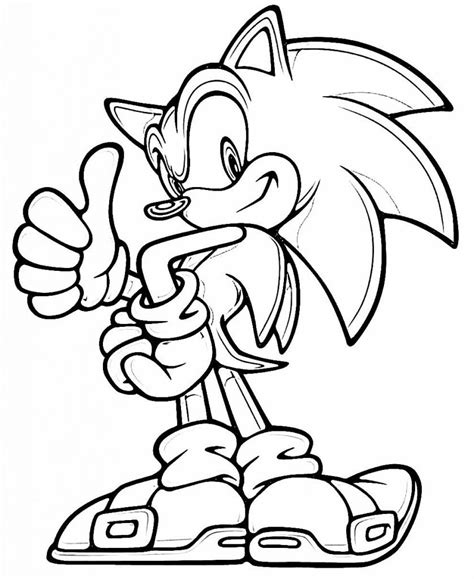 Desenho De Sonic The Hedgehog Para Colorir Tudodesenhos Kulturaupice