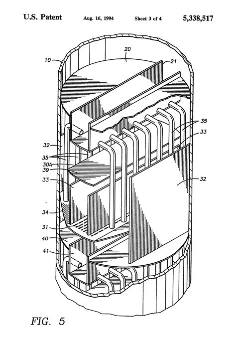 Patent Us5338517 Catalytic Distillation Column Reactor And Tray