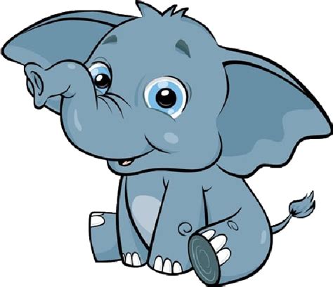 Baby Elephant Png Jungle Baby Animals Clipart 666165 Vippng