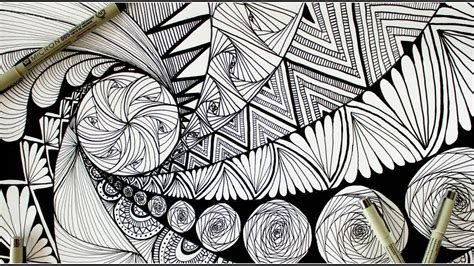 Keep on practicing and you will create beautiful doodle art like this too. Zentangle art || Doodle patterns || Zen-doodle || Easy ...
