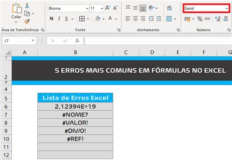 Os erros mais comuns de fórmulas no Excel Smart Planilhas