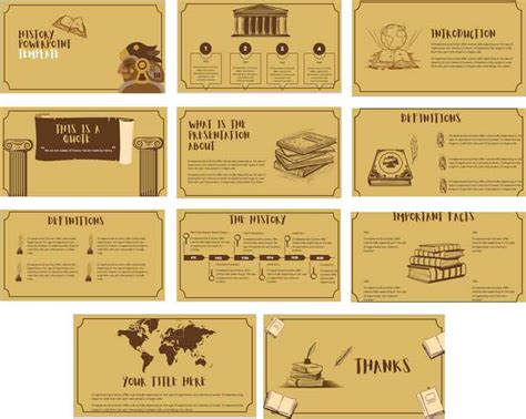 Powerpoint Template History