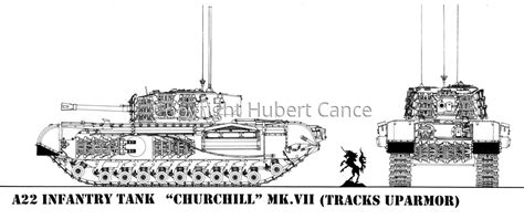Original Drawing Original Art Plan Drawing Tank Design Churchill