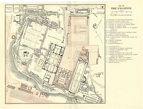 Plan Of The Palatine Hill Maps Of The Ancient World Pinterest Palatine Hill And Ancient Rome