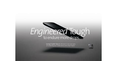 Corning's new gorilla glass 6 will let your. Corning Introduces Corning® Gorilla® Glass 6, Delivering ...