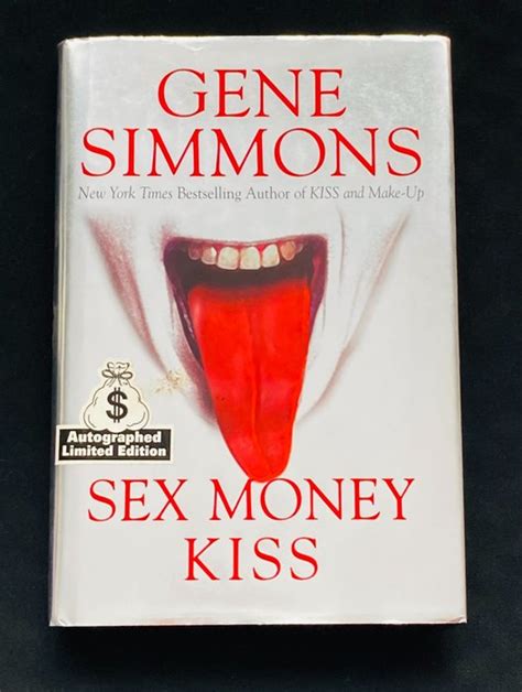Gene Simmons Kiss Sex Money Kiss Authentic Signed Book By Gene Simmons Podpisane