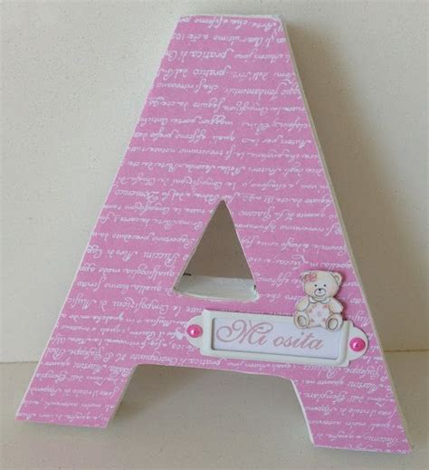 122 Best Letras Personalizadas Images On Pinterest Decorated Letters