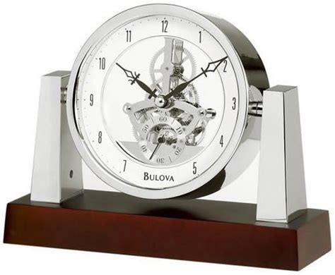 6h Largo Tabletop Clock Bulova Clock Mantel Clock Table Clock