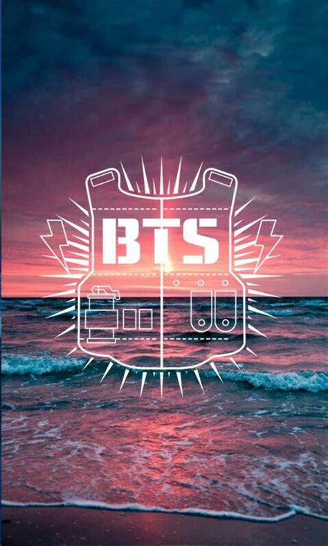 All images and logos are crafted with great workmanship. BTS logo lockscreen background | K-Pop Amino