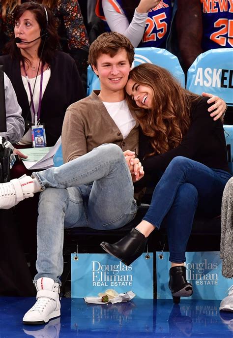 Ansel Elgort And Girlfriend Violetta Komyshan Pack On The Pda At Ny